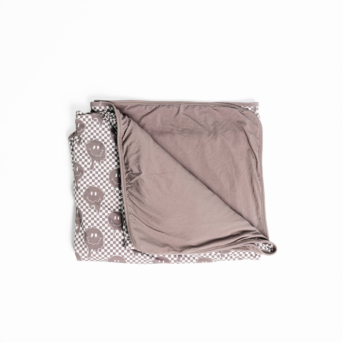 Smiley Drip Bamboo Blanket