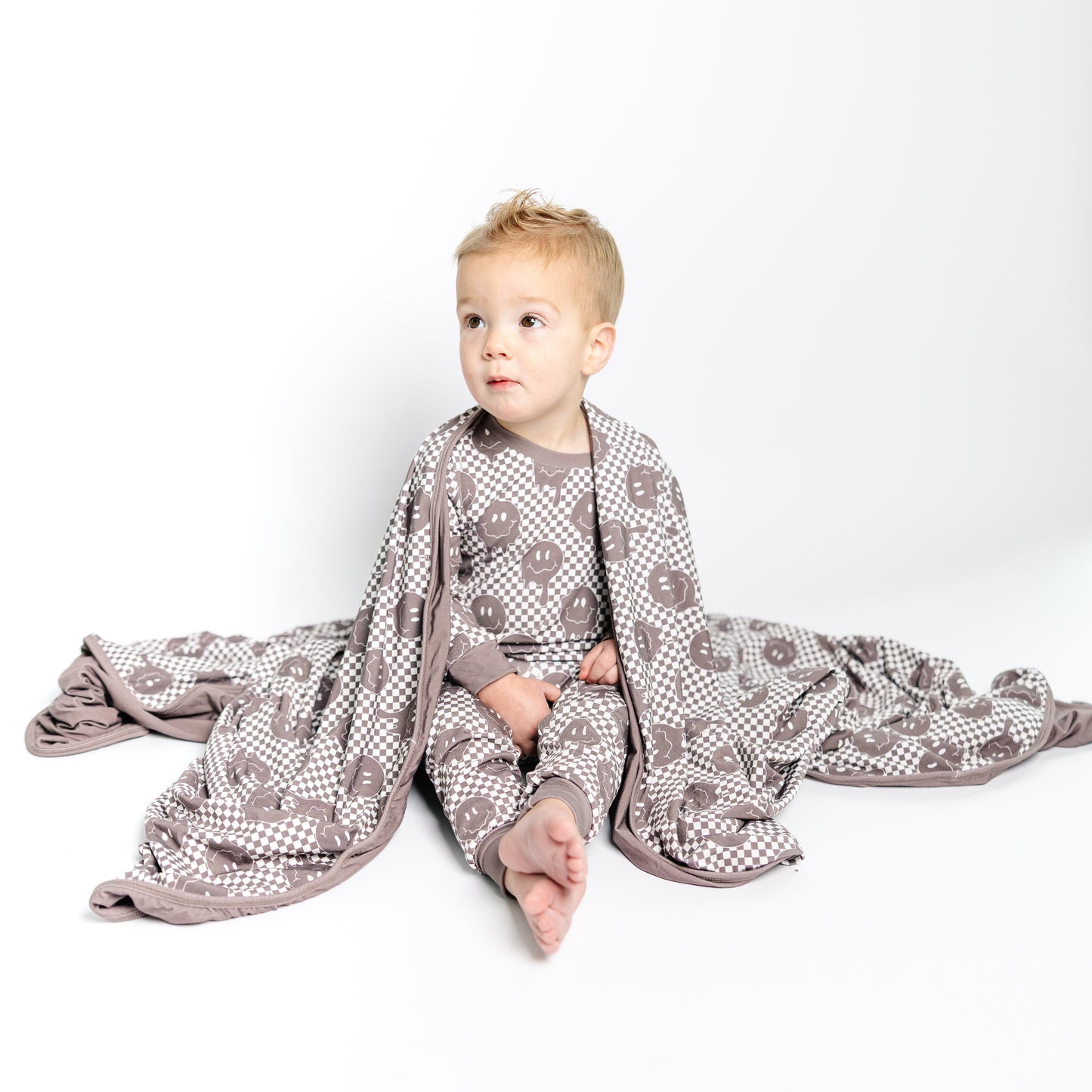 Smiley Drip Bamboo Set