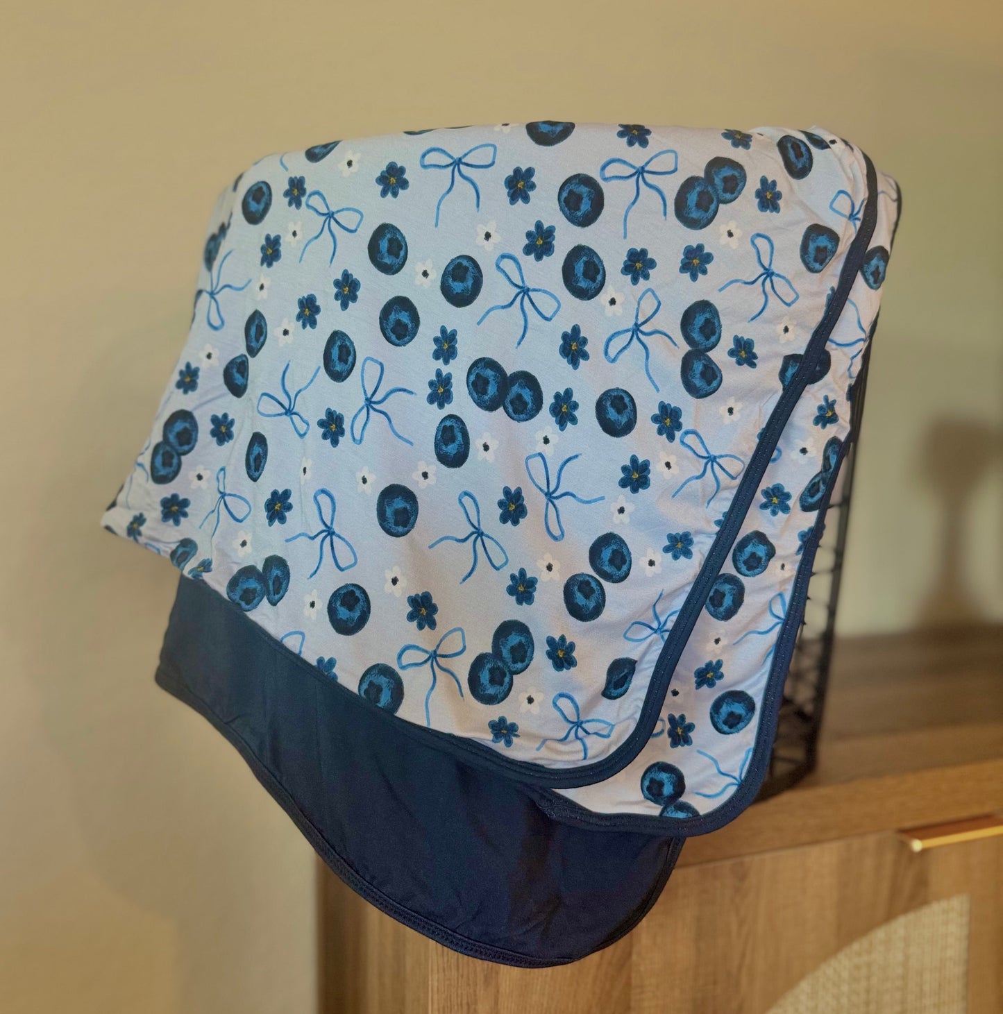 Blueberry Daze Bamboo Blanket