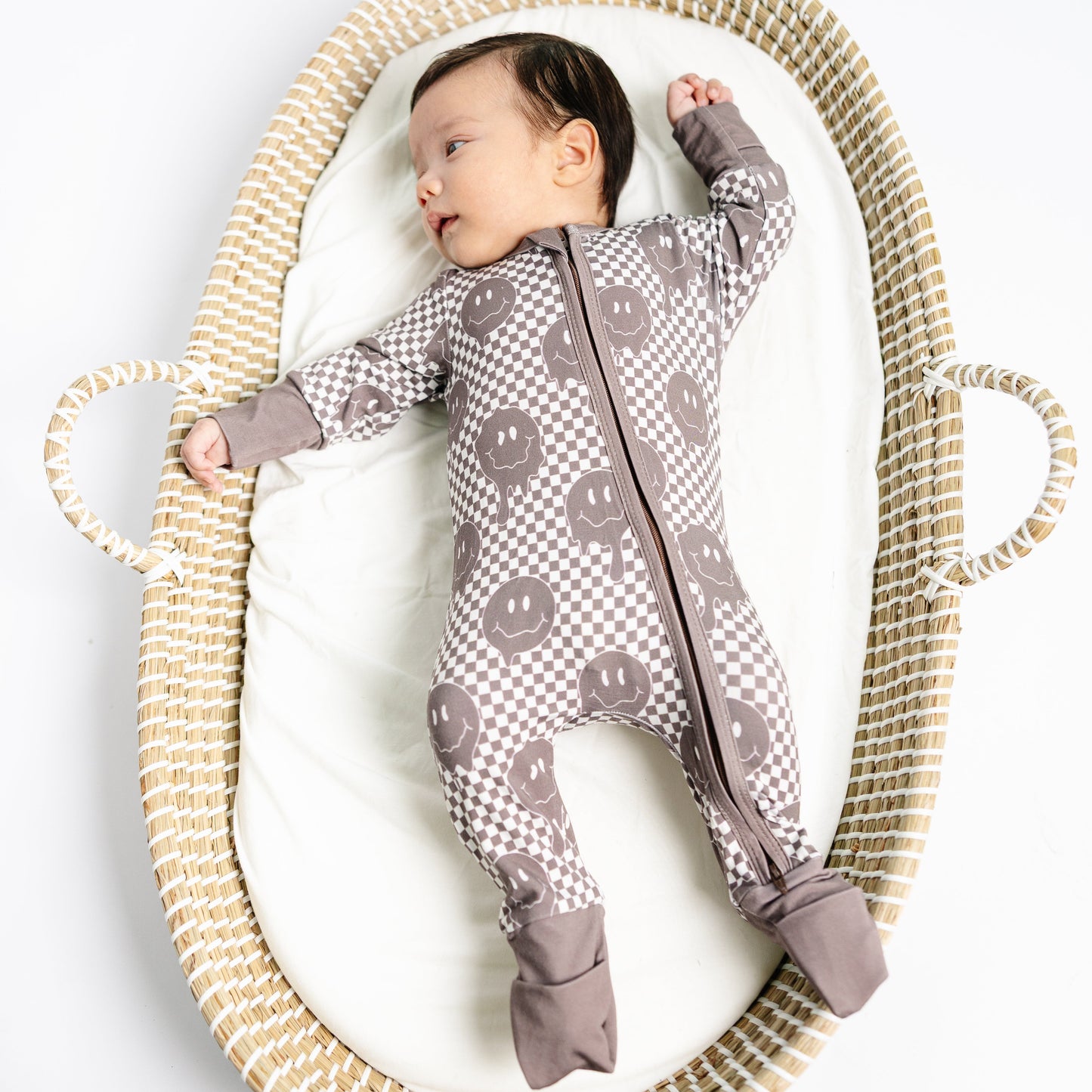 Smiley Drip Bamboo Sleeper