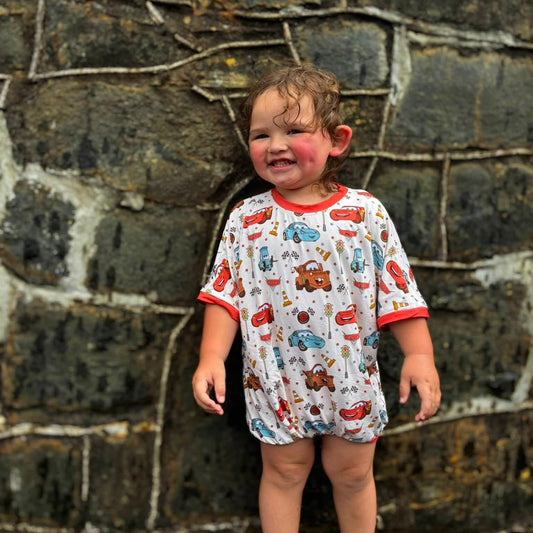 Radiator Springs Oversized Bubble Romper