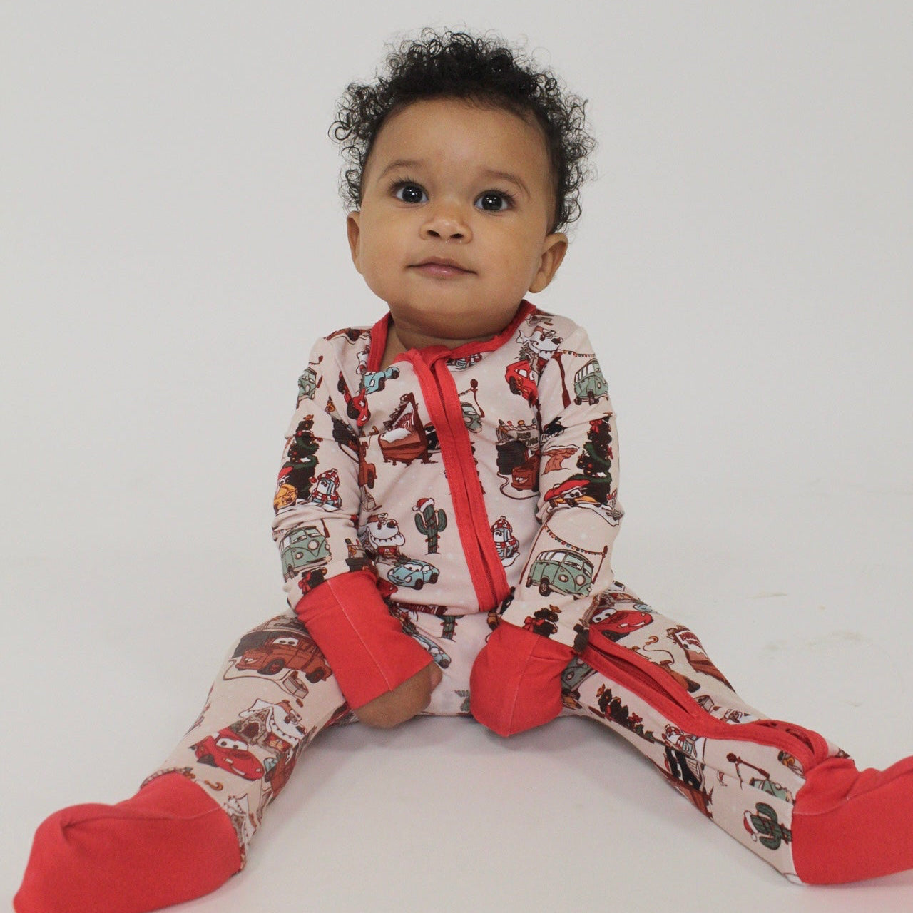 Christmas Cars Bamboo Sleeper