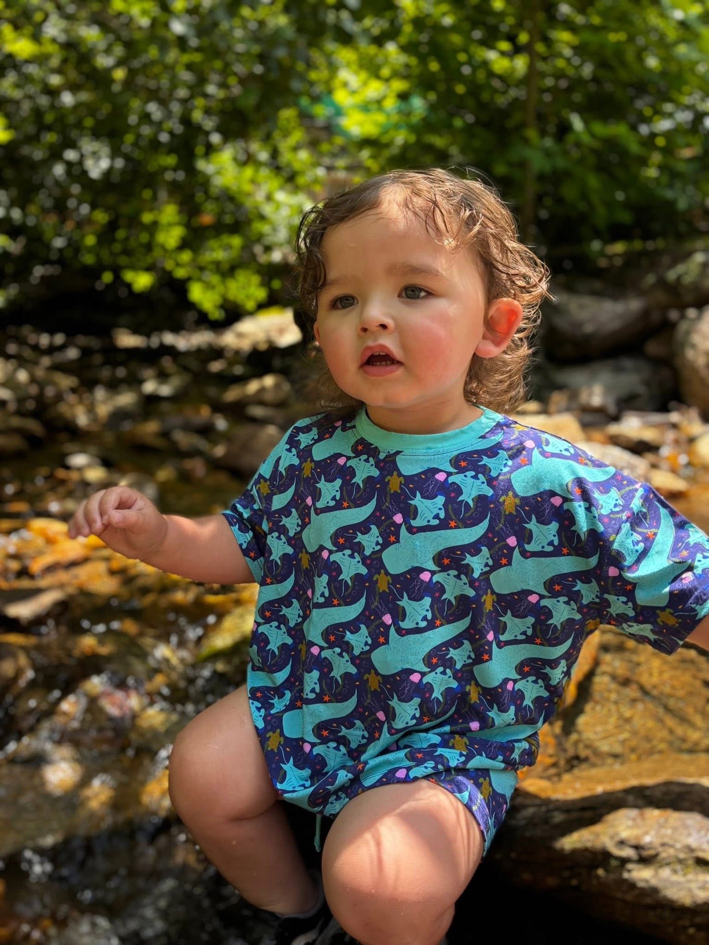 Neon Reef Daywear Set