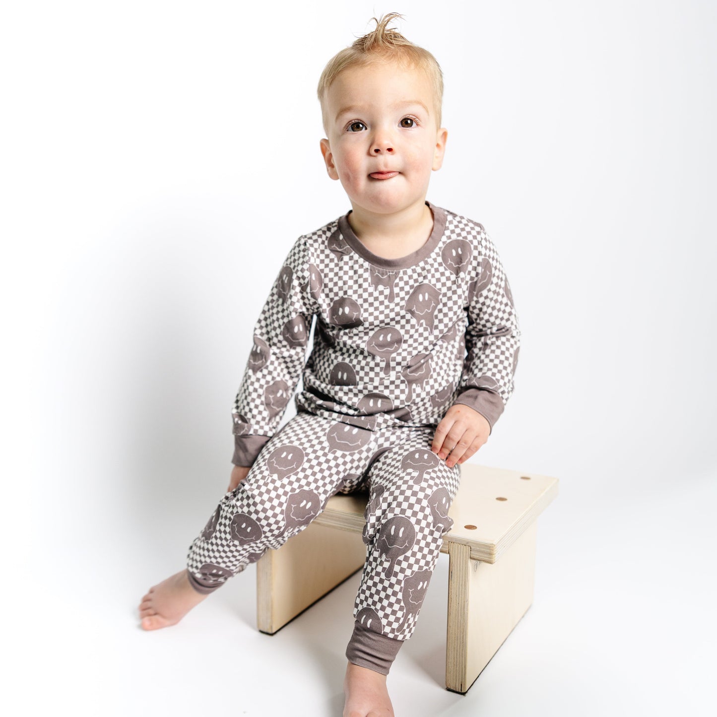 Smiley Drip Bamboo Set