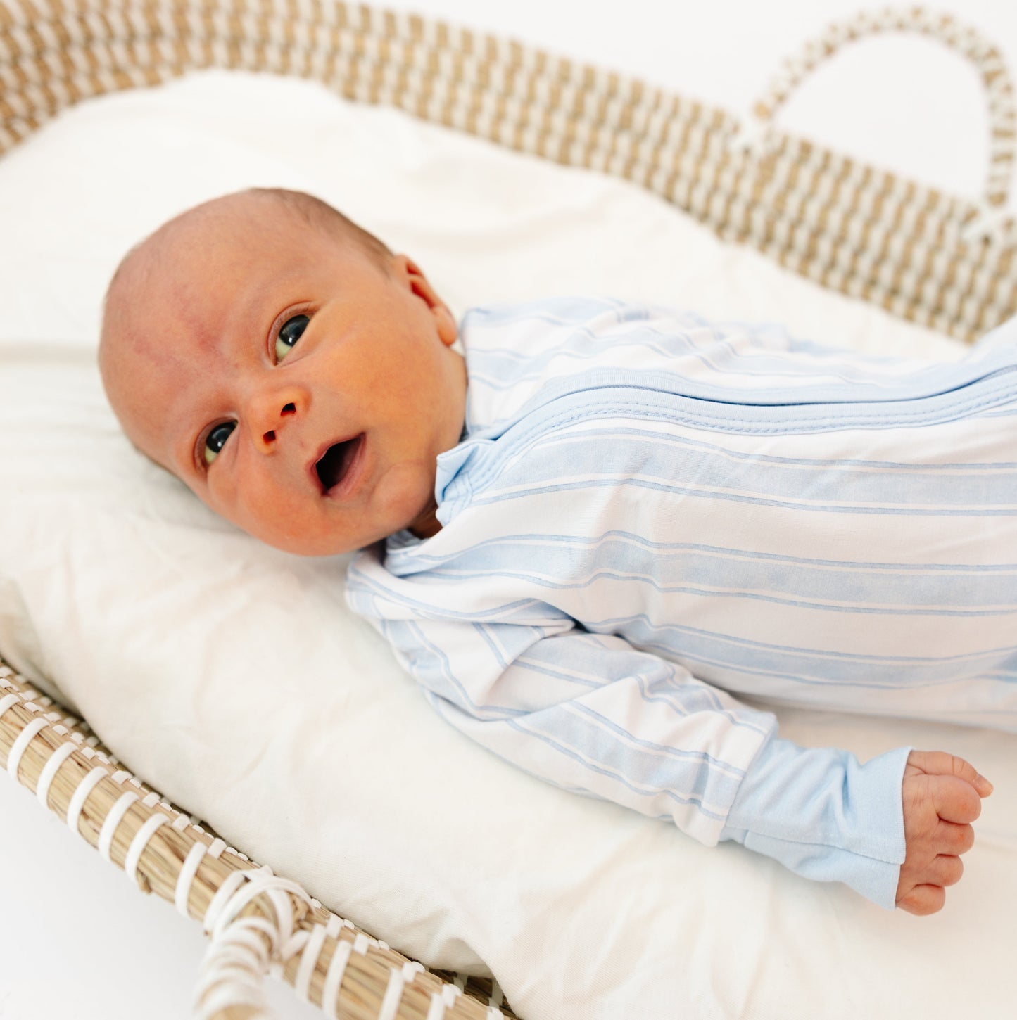 Watercolor Stripes Bamboo Sleeper