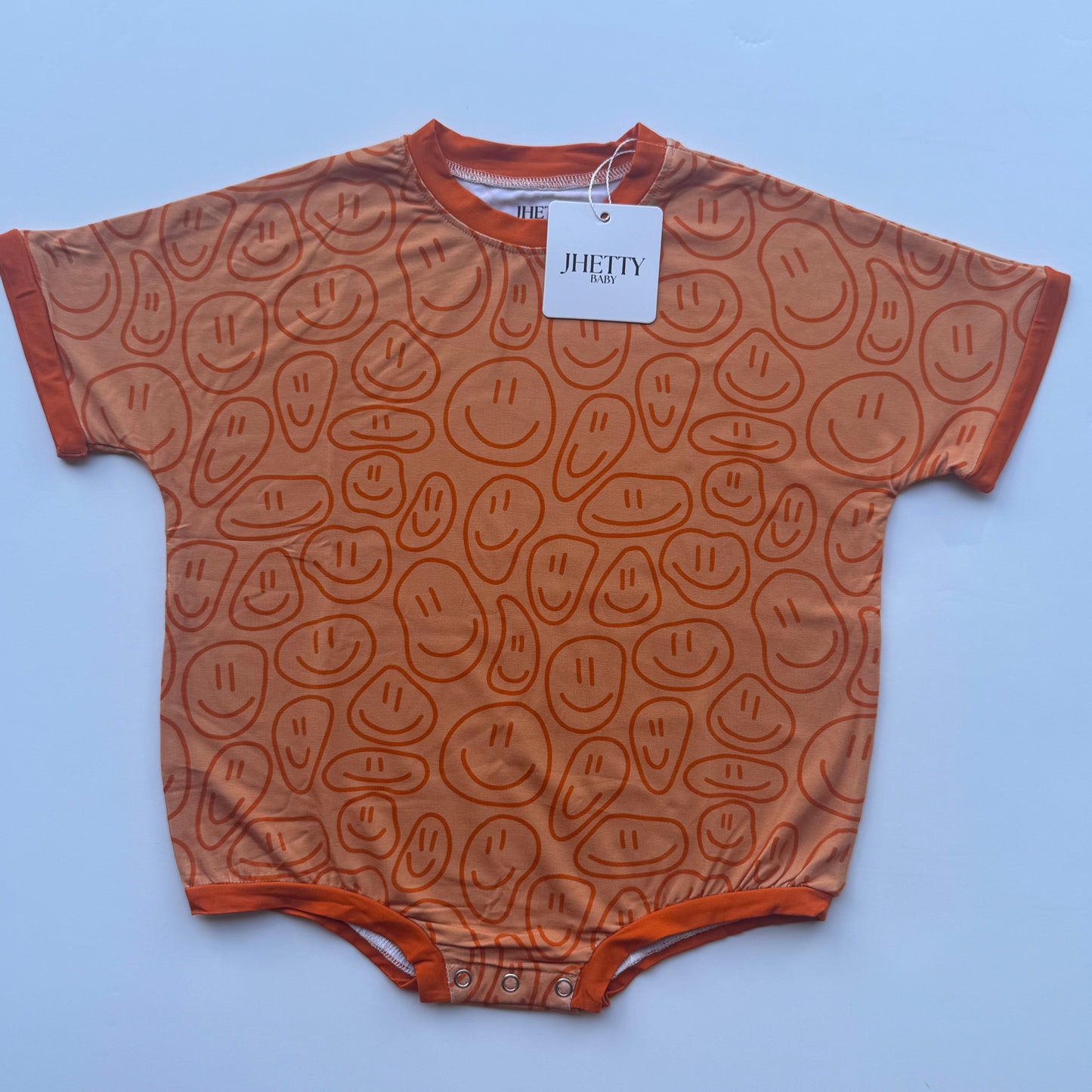 Doodle Smiles Oversized Bubble Romper